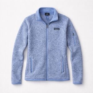 Patagonia Petite  Women's /Kids Light Blue Fleece Jacket